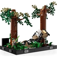 LEGO ENDOR SPEEDER CHASE DIORAMA