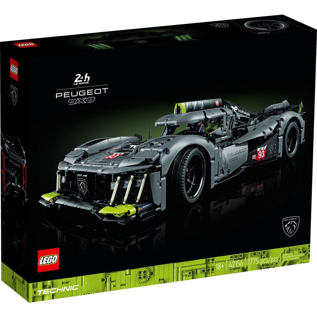 LEGO PUEGEOT 9X8 24H LE MANS HYBRID HYPERCAR