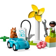 LEGO WIND TURBINE AND ELECTRIC CAR