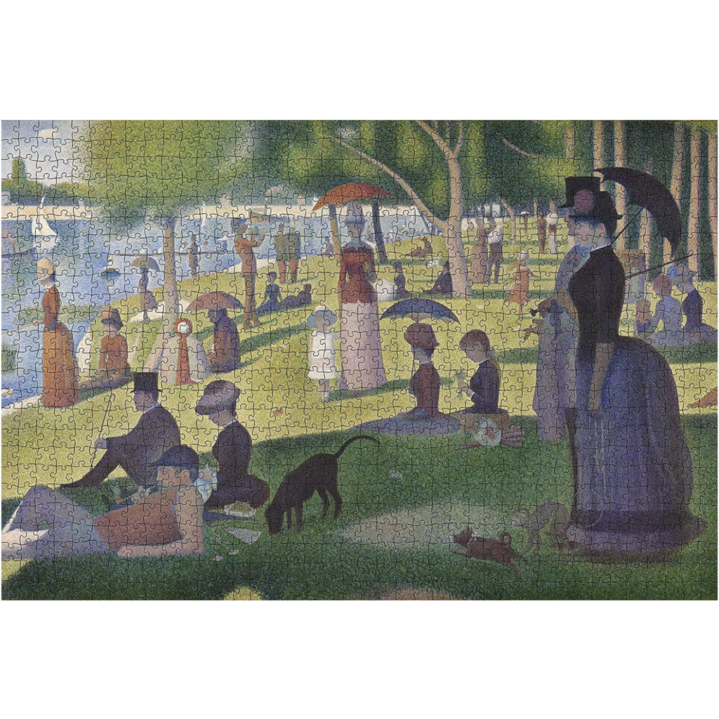 POMEGRANATE GEORGES SEURAT SUNDAY ON LA GRANDE JATTE 1000 PC PUZZLE*