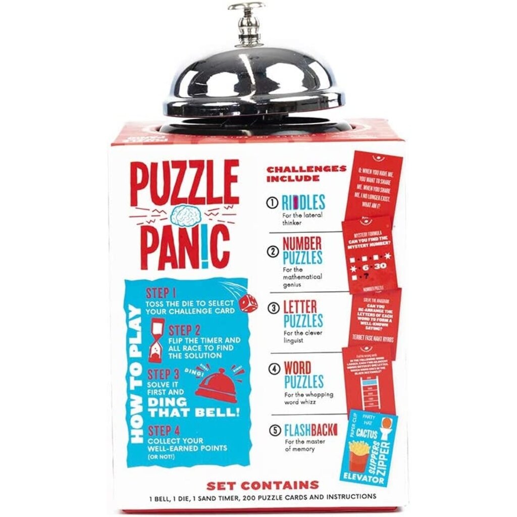 PROFESSOR PUZZLE PUZZLE PANIC*