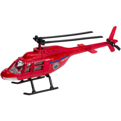 TOYSMITH FIRE HELICOPTER DIE CAST