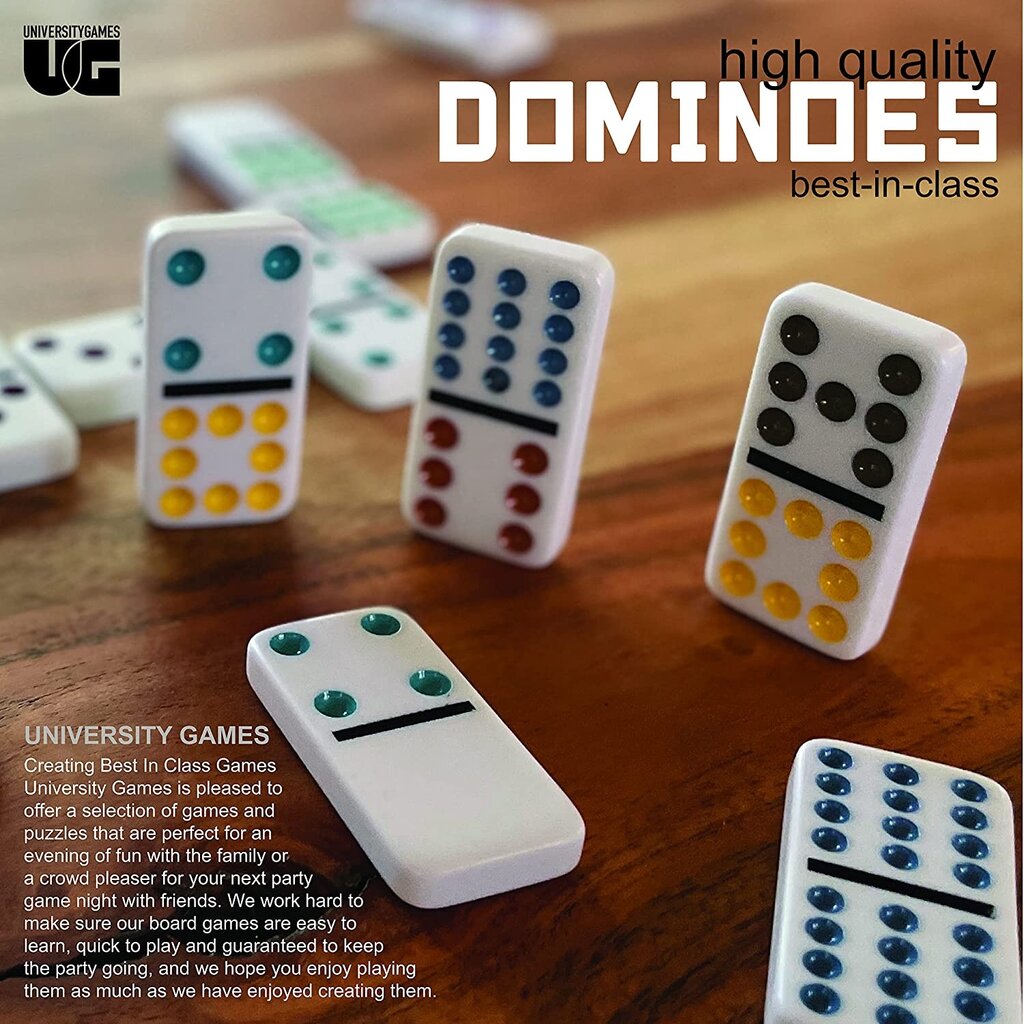 UNIVERSITY GAMES DOUBLE 9 DOMINOES