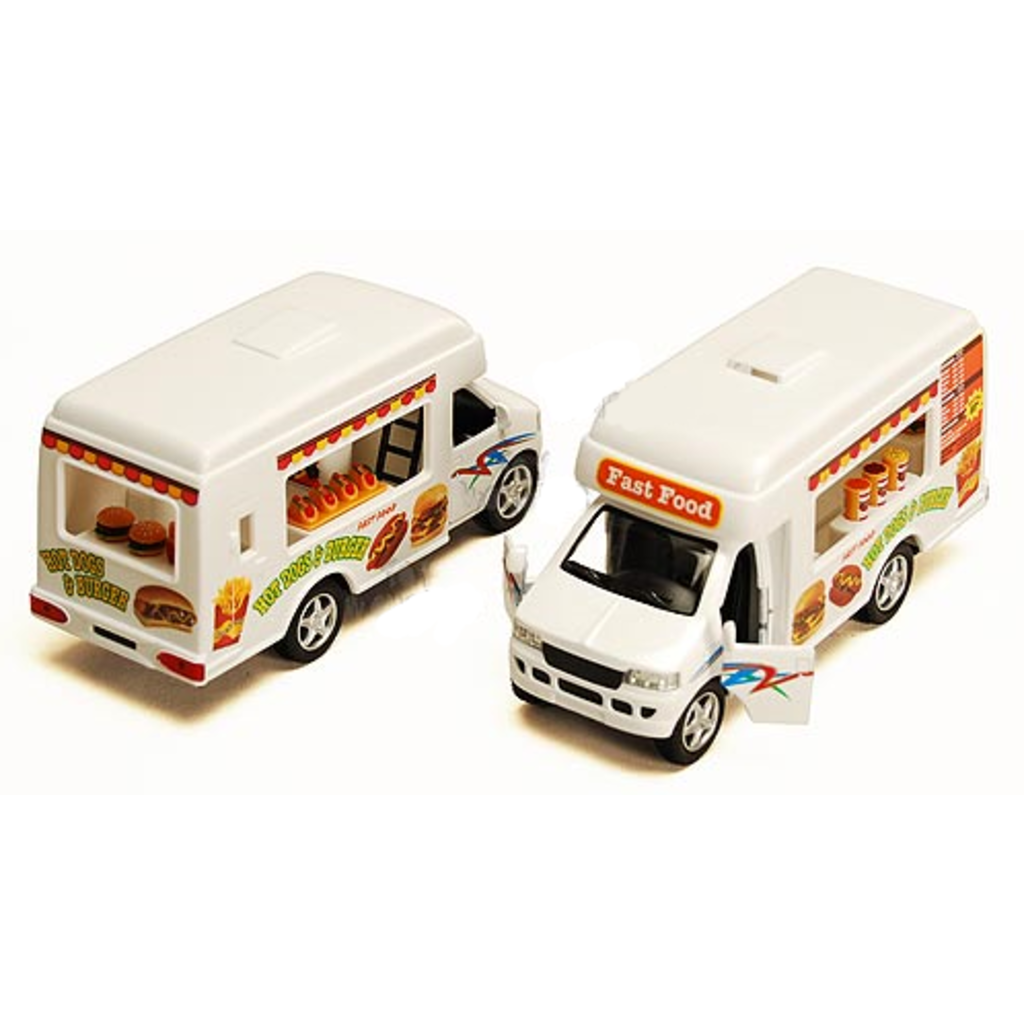 KINSMART FAST FOOD TRUCK DIECAST