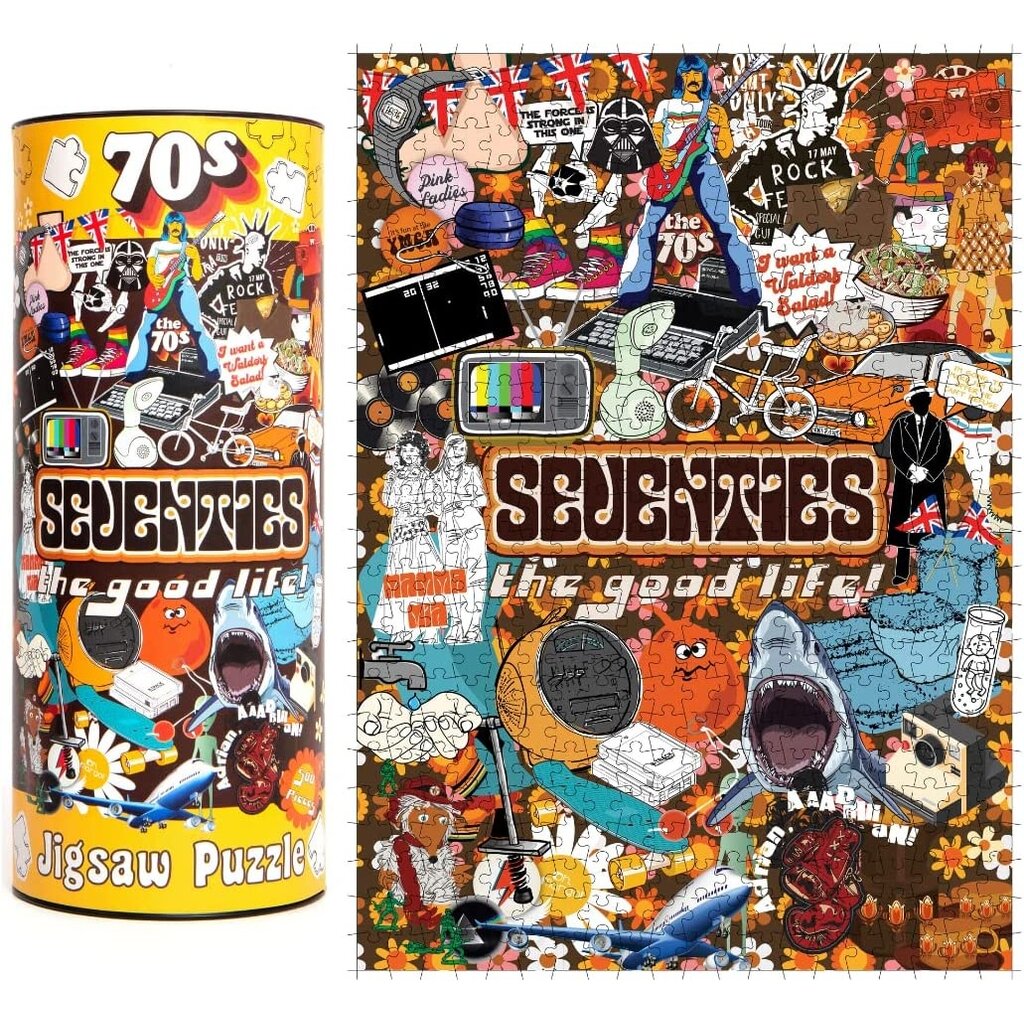 BOXER GIFTS SEVENTIES 500 PC PUZZLE