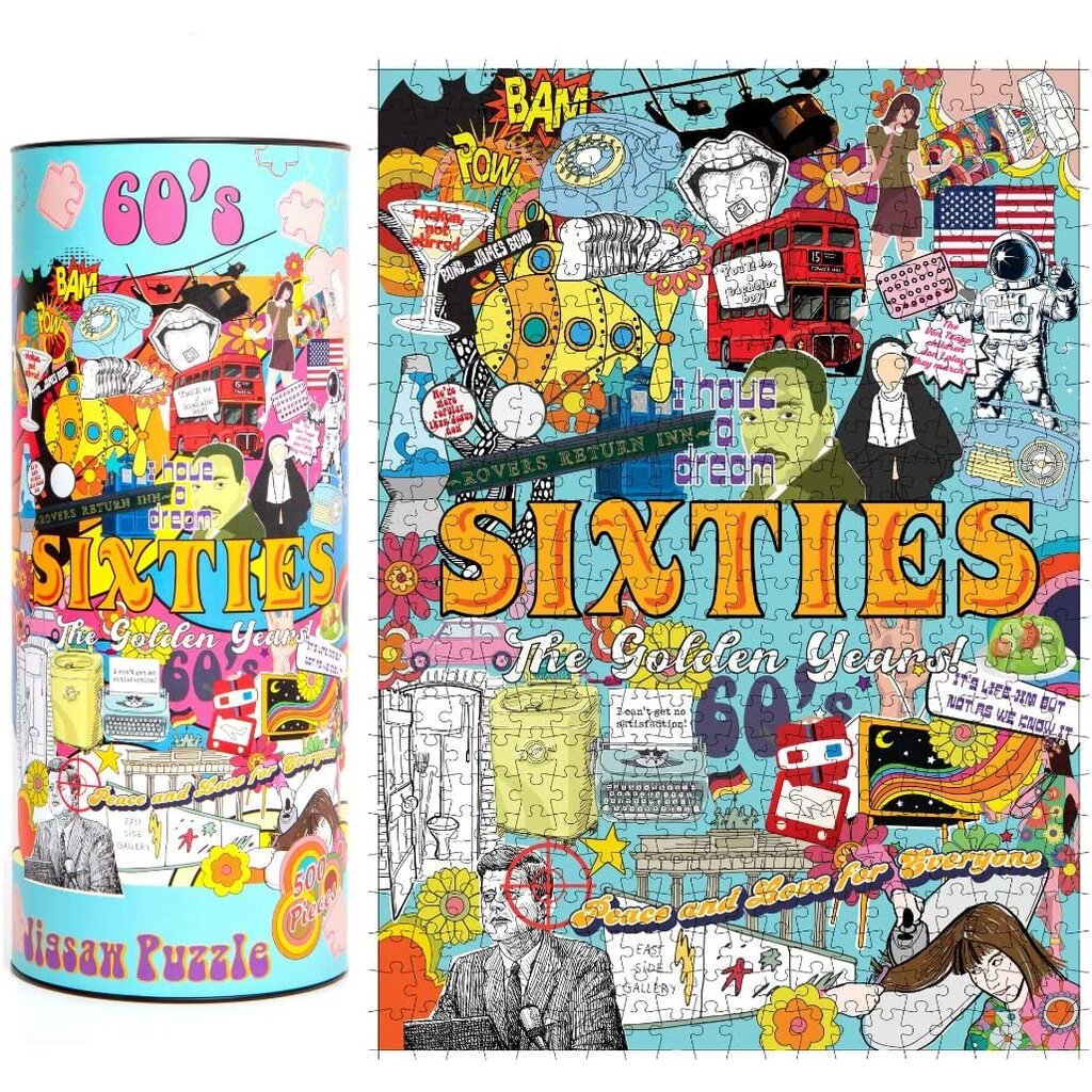 BOXER GIFTS SIXTIES 500 PC PUZZLE**
