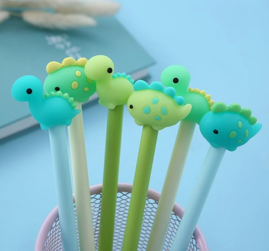 6 Pcs Creative Animal Expression Pen Gel Pens Kawaii Pen Cute Korean  Stationery Gifts