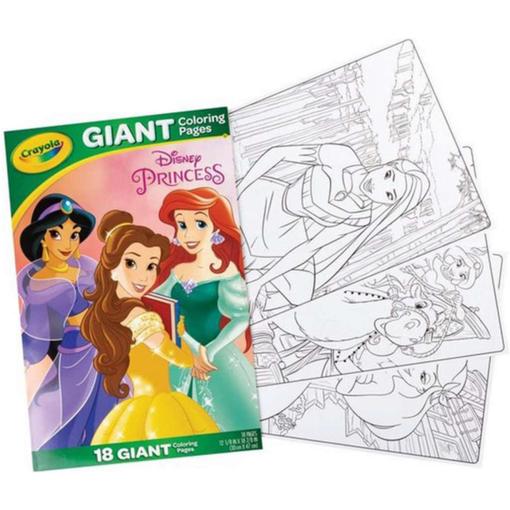giant coloring book: This 8 in 1 giant coloring book contains