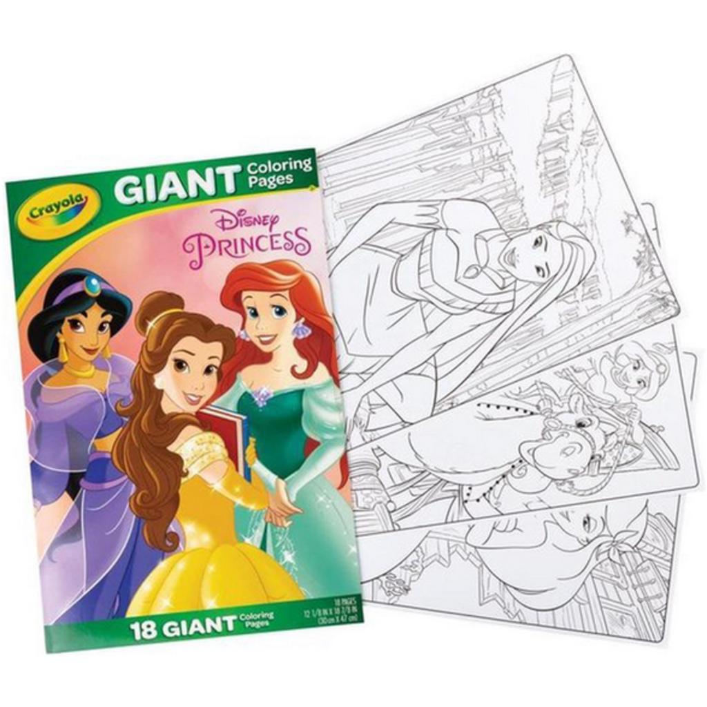 Crayola 18 Sheet Princess Giant Coloring Pages