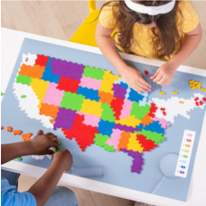 PLUS PLUS USA PUZZLE BY NUMBER MAP OF THE UNITED STATES