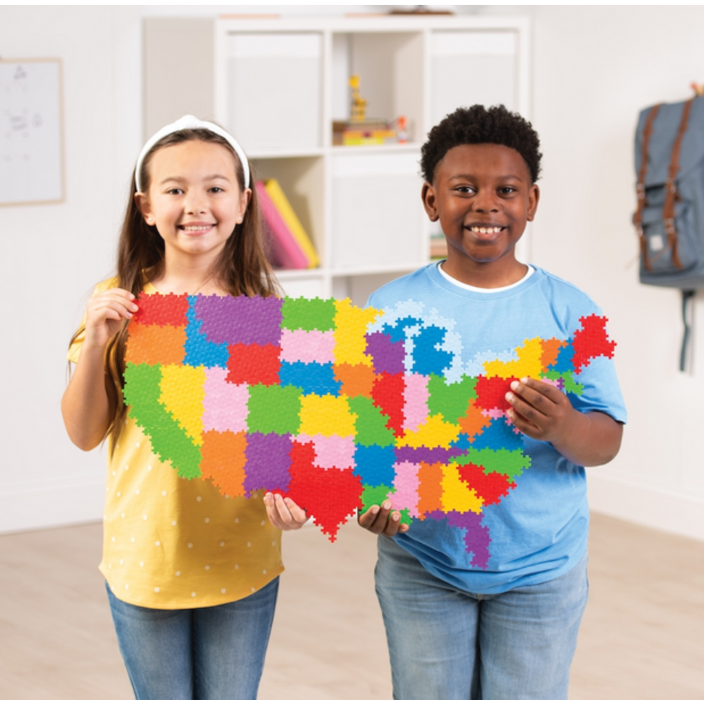 PLUS PLUS USA PUZZLE BY NUMBER MAP OF THE UNITED STATES