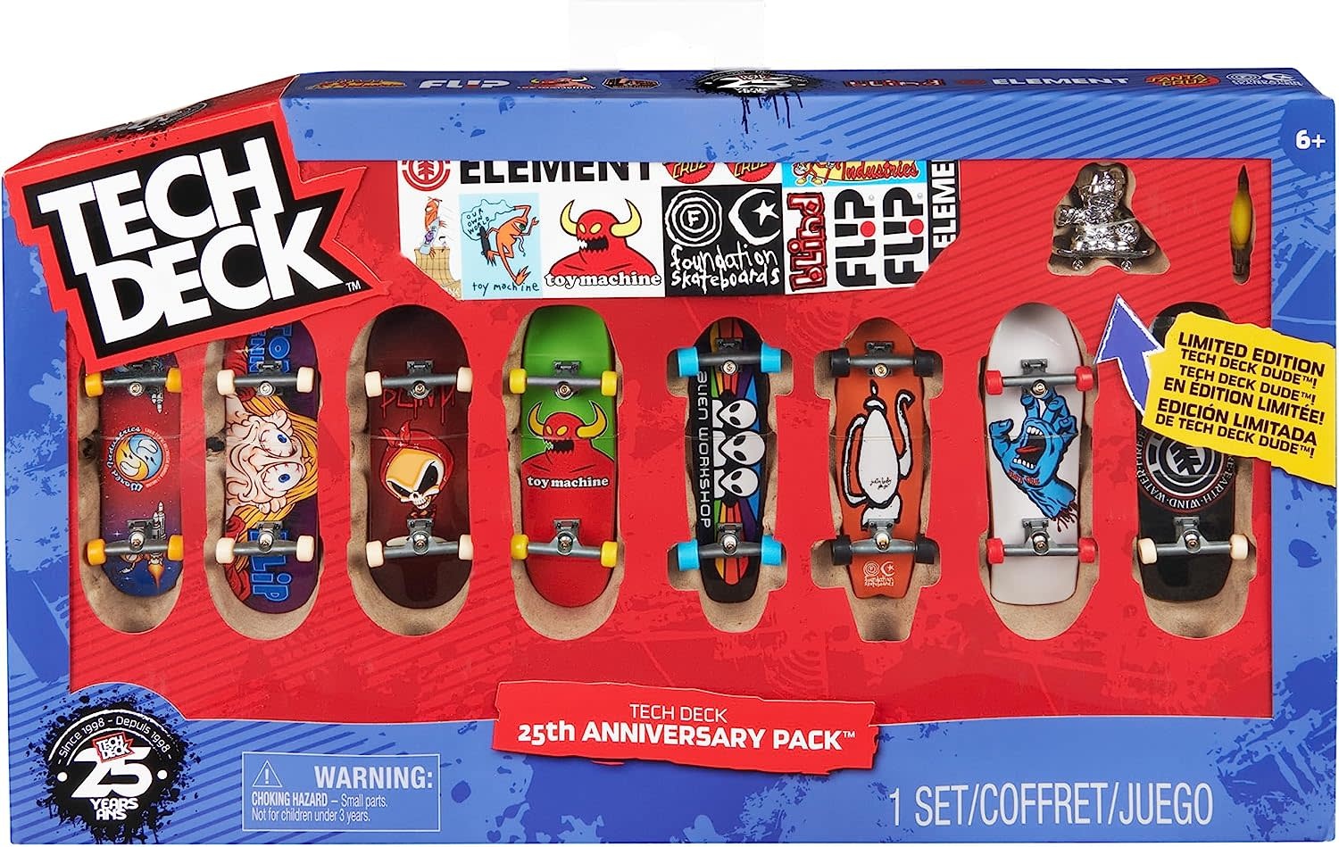TECH DECK テックデッキ 25TH ANNIVERSARY PACK TECH DECK 25TH ANNIVERSARY PACK - The Toy Book
