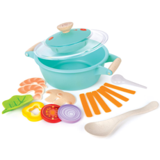 HAPE LITTLE CHEF COOKING & STEAM PLAYSET**