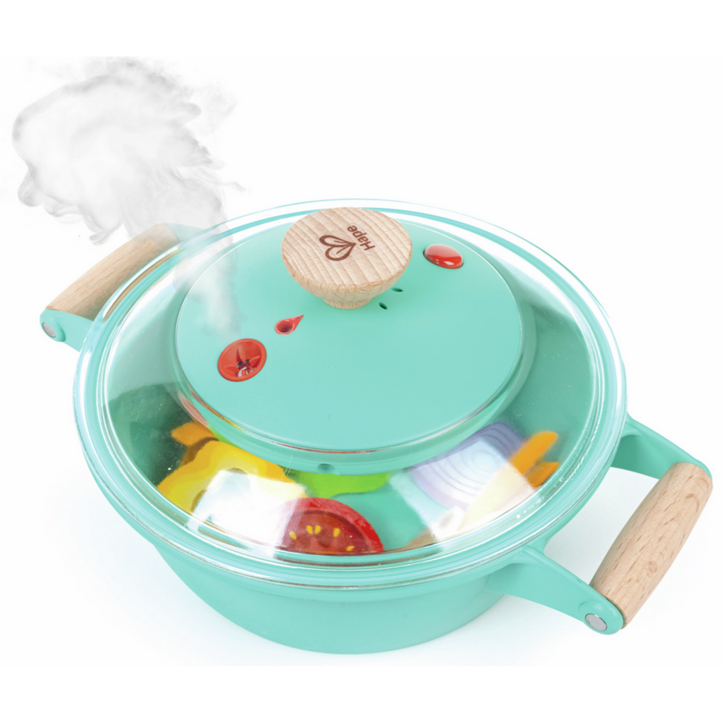 HAPE LITTLE CHEF COOKING & STEAM PLAYSET**