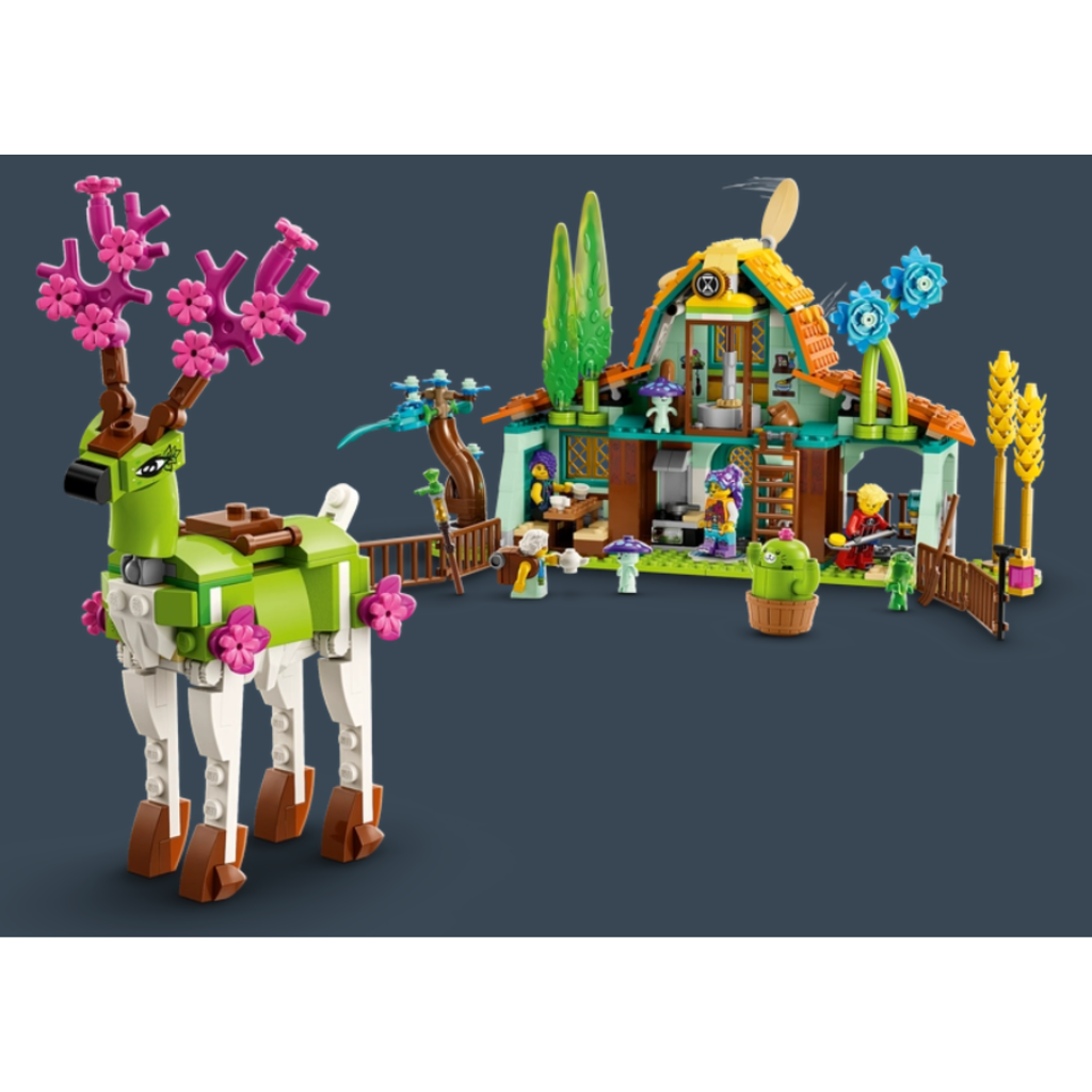  LEGO DREAMZzz 71459 Dream Creatures Squirrey Fantastic Farm Toy  with 2-in-1 Deer Figure, Includes 4 TV Series Minifigures, Animal Game for  Kids, Girls, Boys, : Toys & Games