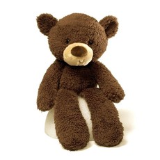 GUND FUZZY CHOCOLATE BEAR