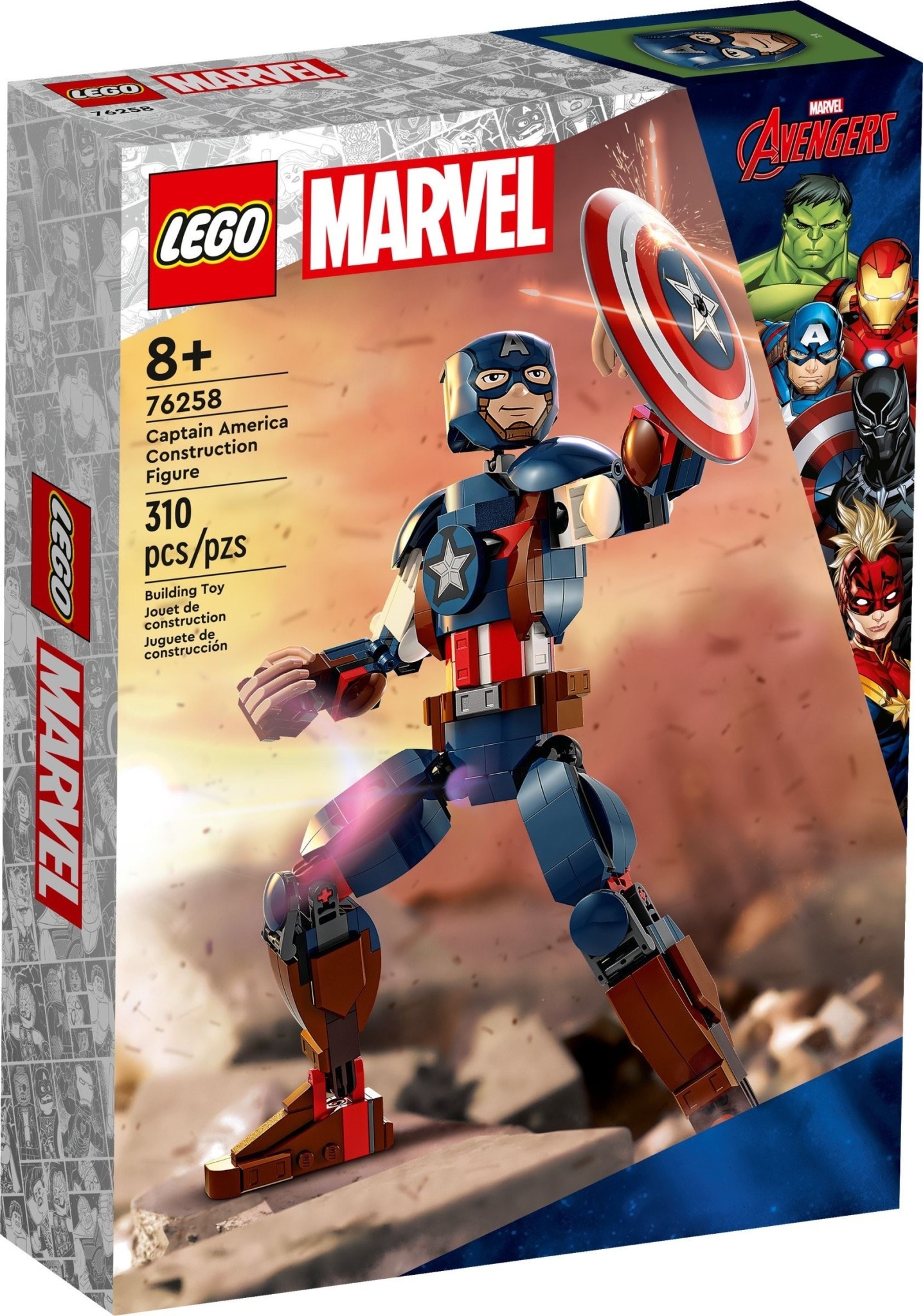 LEGO Marvel 76225 La Figurine de Miles Morales, Jouet Super-Héros