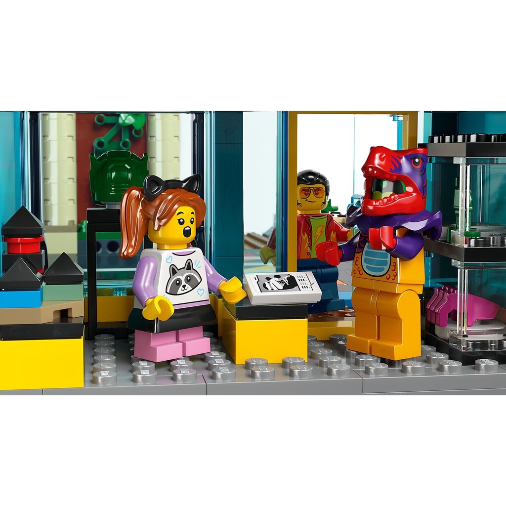 LEGO City Downtown 60380 Building Toy Set, Multi-Feature Playset with  Connecting Room Modules, Includes 14 Inspiring Minifigure Characters and a  Dog