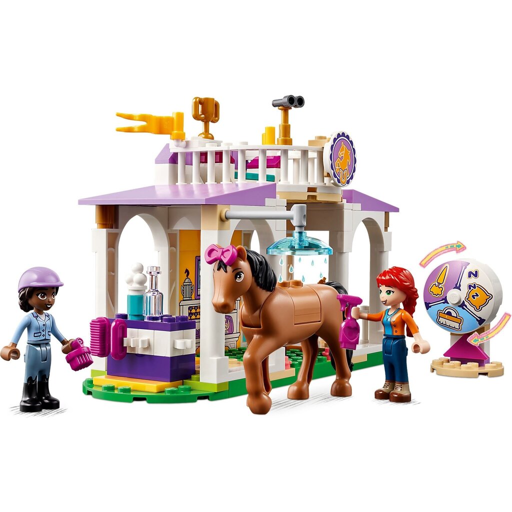 LEGO Friends Horse Training 41746 Toddler Building Toy, Great Birthday Gift  for Ages 4+ with 2 Mini-Dolls, Stable, 2 Horse Characters and Animal Care