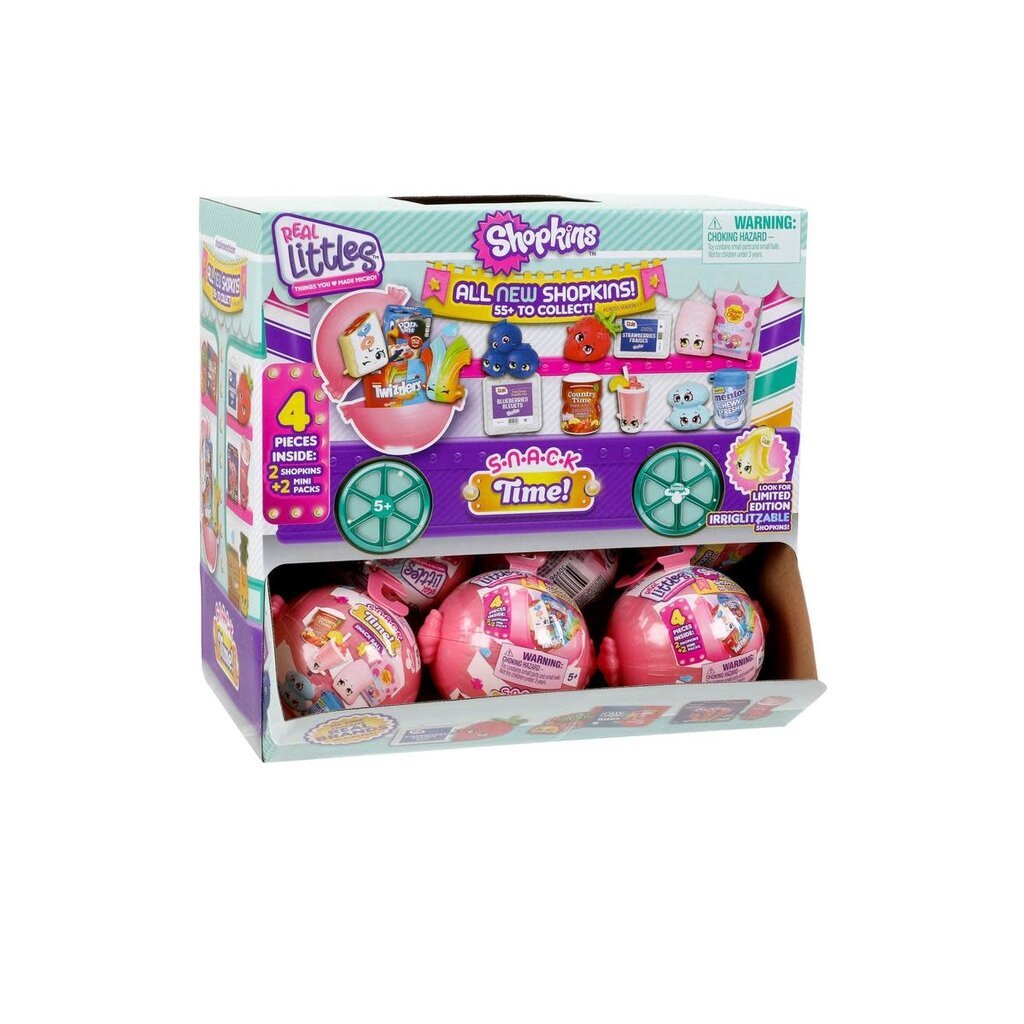 6 Bath Bombs with Shopkin Toys