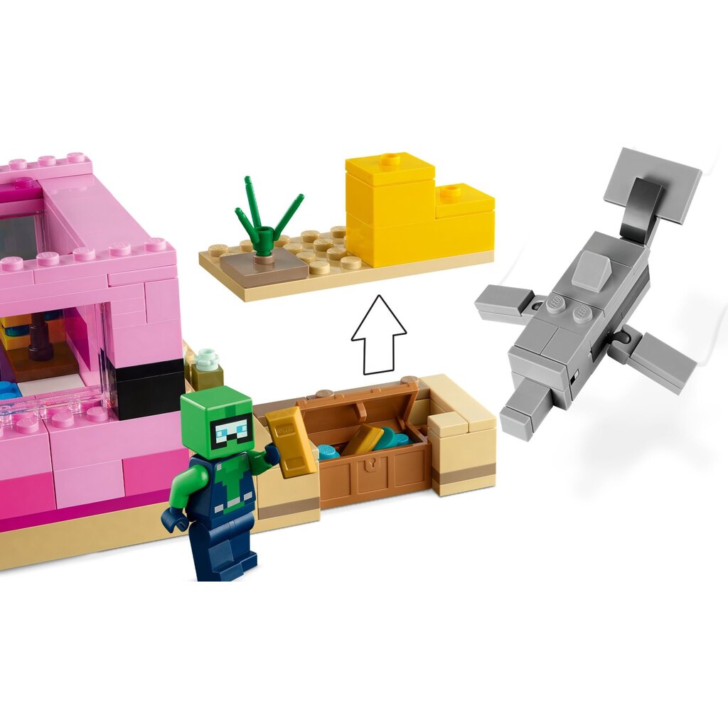 LEGO THE AXOLOTL HOUSE MINECRAFT