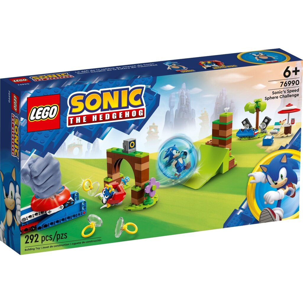 LEGO Sonic the Hedgehog Sonic's Green Hill Zone Loop Challenge 76994  Building Toy Set, Sonic Adventure Toy with 9 Sonic and Friends Characters,  Fun Gift for 8 Year Old Gamers and Young
