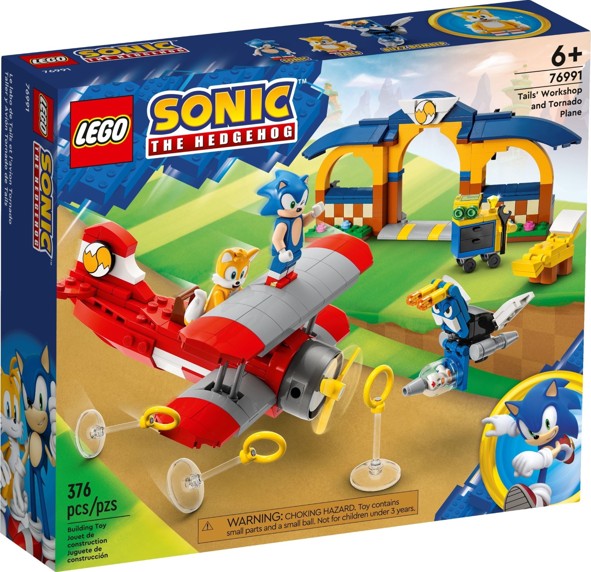 LEGO Sonic the Hedgehog Amy's Animal Rescue Island 76992 Building Toy Set,  Sonic Adventure Toy with 6 Characters and Accessories for Creative Role  Play, Fun Gift for 7 Year Old Gamers 