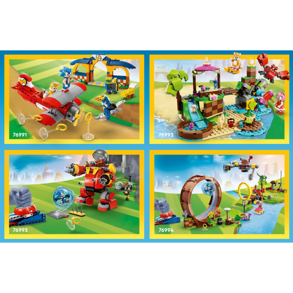 LEGO Sonic the Hedgehog Amy’s Animal Rescue Island 76992 Building Toy Set,  Sonic Adventure Toy with 6 Characters and Accessories for Creative Role