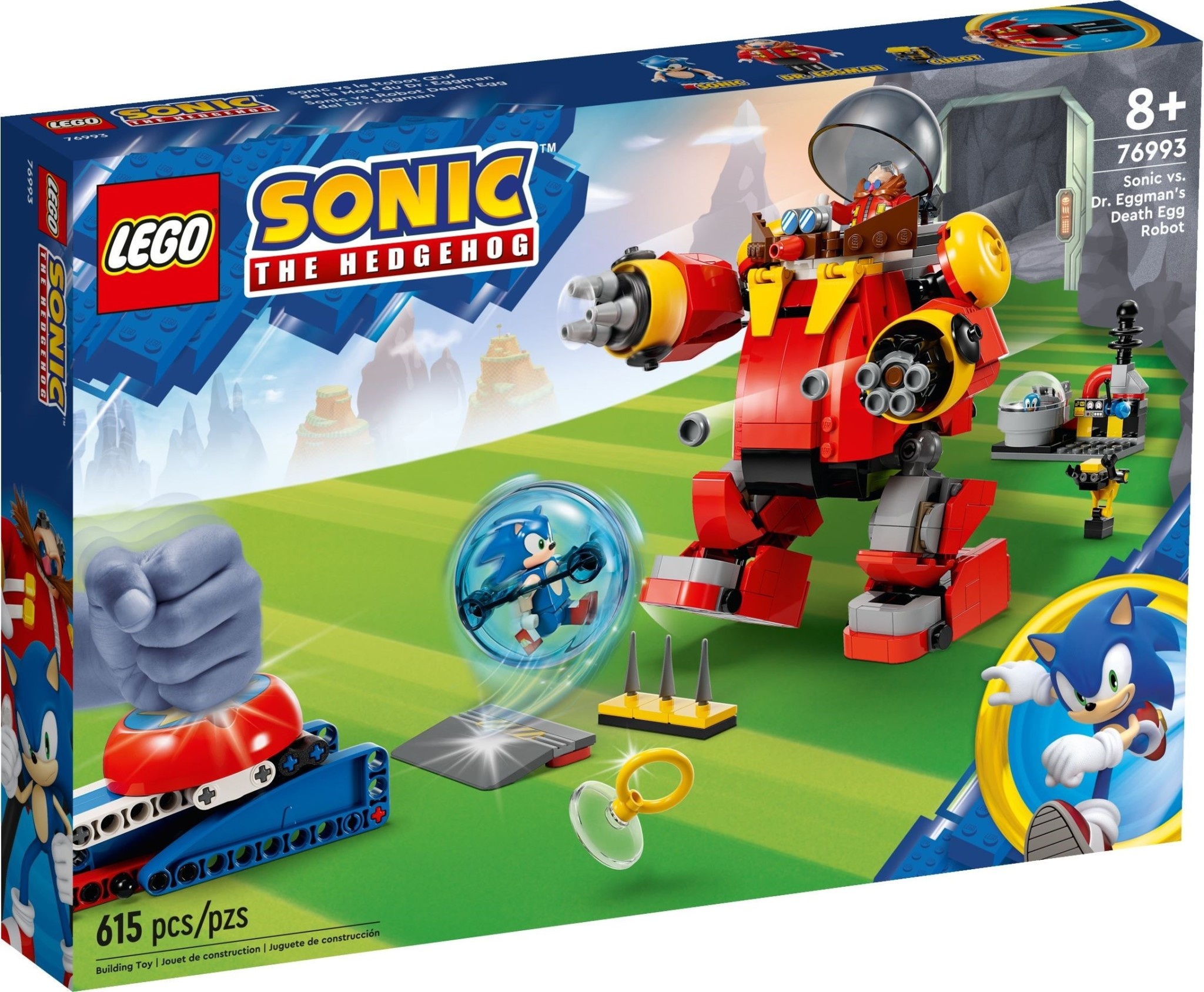 LEGO Sonic the Hedgehog Amy's Animal Rescue Island 76992 Building Toy Set,  Sonic Adventure Toy with 6 Characters and Accessories for Creative Role  Play, Fun Gift for 7 Year Old Gamers 