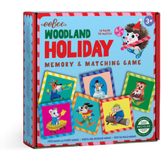 EEBOO WOODLAND HOLIDAY MEMORY & MATCHING GAME