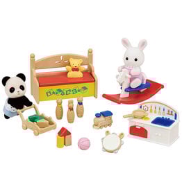 CALICO CRITTERS BABY'S TOY BOX SNOW RABBIT & PANDA CALICO CRITTERS*