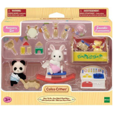 CALICO CRITTERS BABY'S TOY BOX SNOW RABBIT & PANDA*