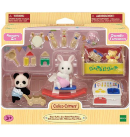 CALICO CRITTERS BABY'S TOY BOX SNOW RABBIT & PANDA*