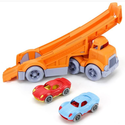 GREEN TOYS RACING TRUCK & RACERS