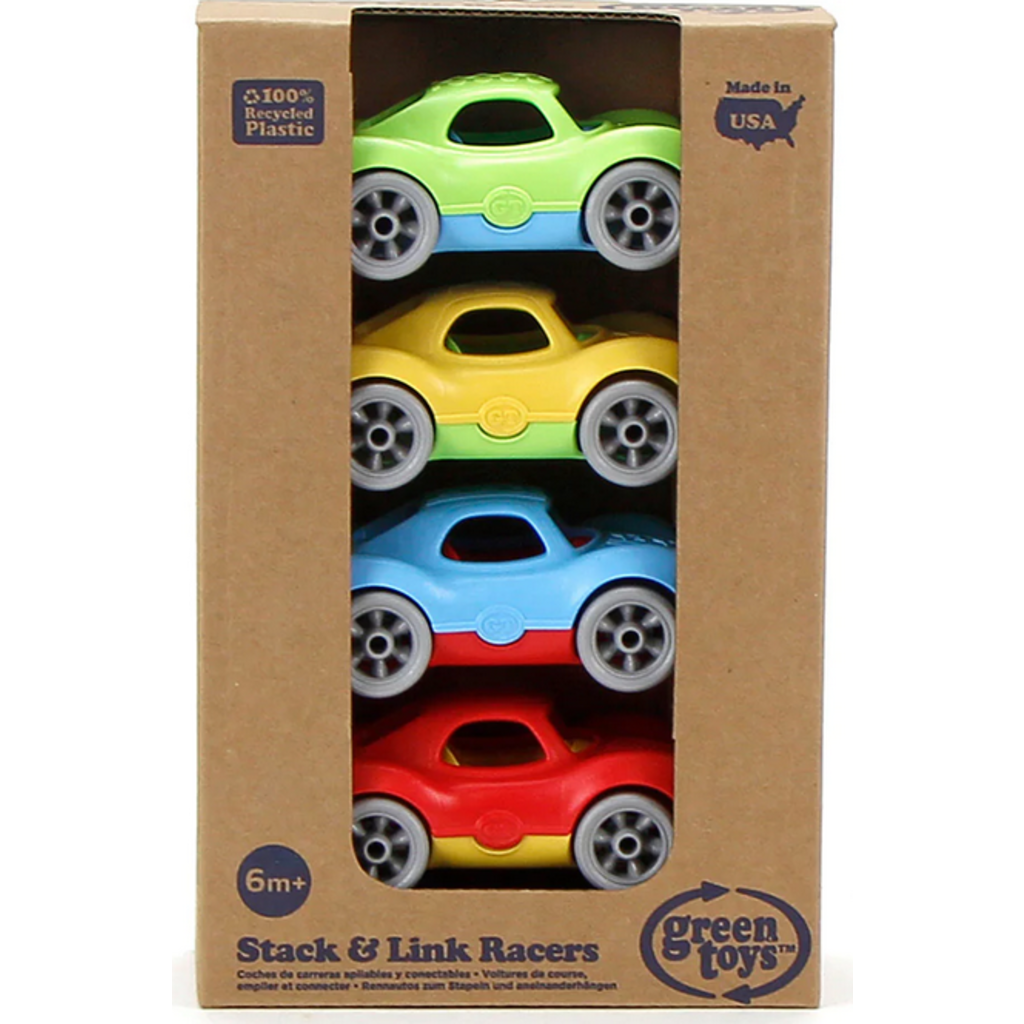 GREEN TOYS STACK & LINK RACERS
