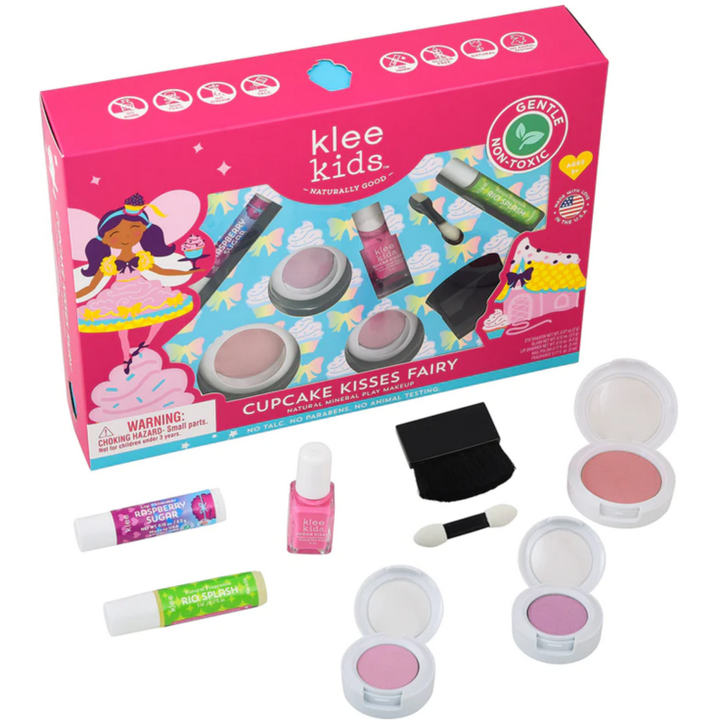 KLEE CUPCAKE KISSES FAIRY NATURAL MINERAL PLAY MAKEUP KIT