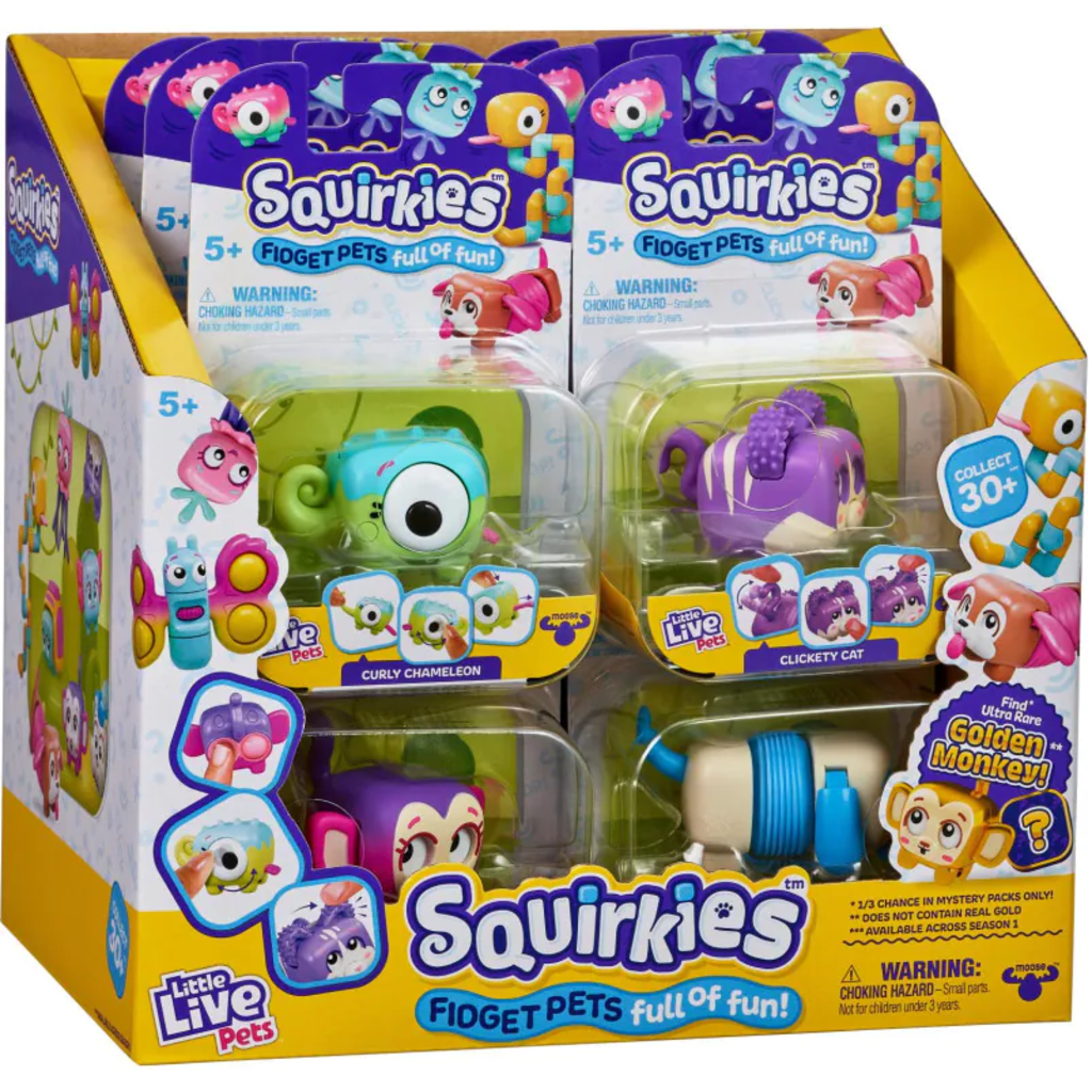 Little Live Pets Squirkies Cheeky Pop Monkey Figure 