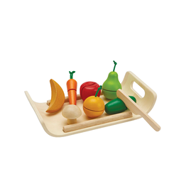 PLAN TOYS ASSORTED FRUIT & VEGTABLE