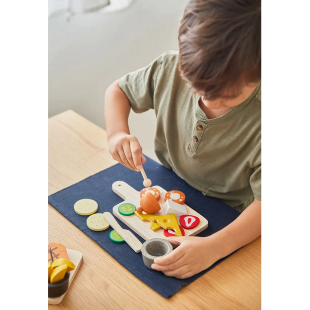 PLAN TOYS CHEESE & CHARCUTERIE BOARD