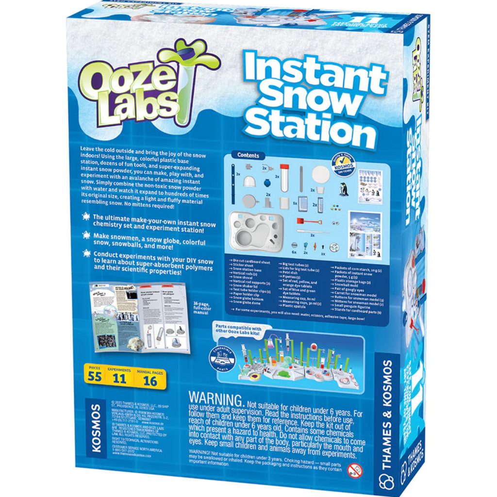 THAMES & KOSMOS OOZE LABS INSTANT SNOW STATION*