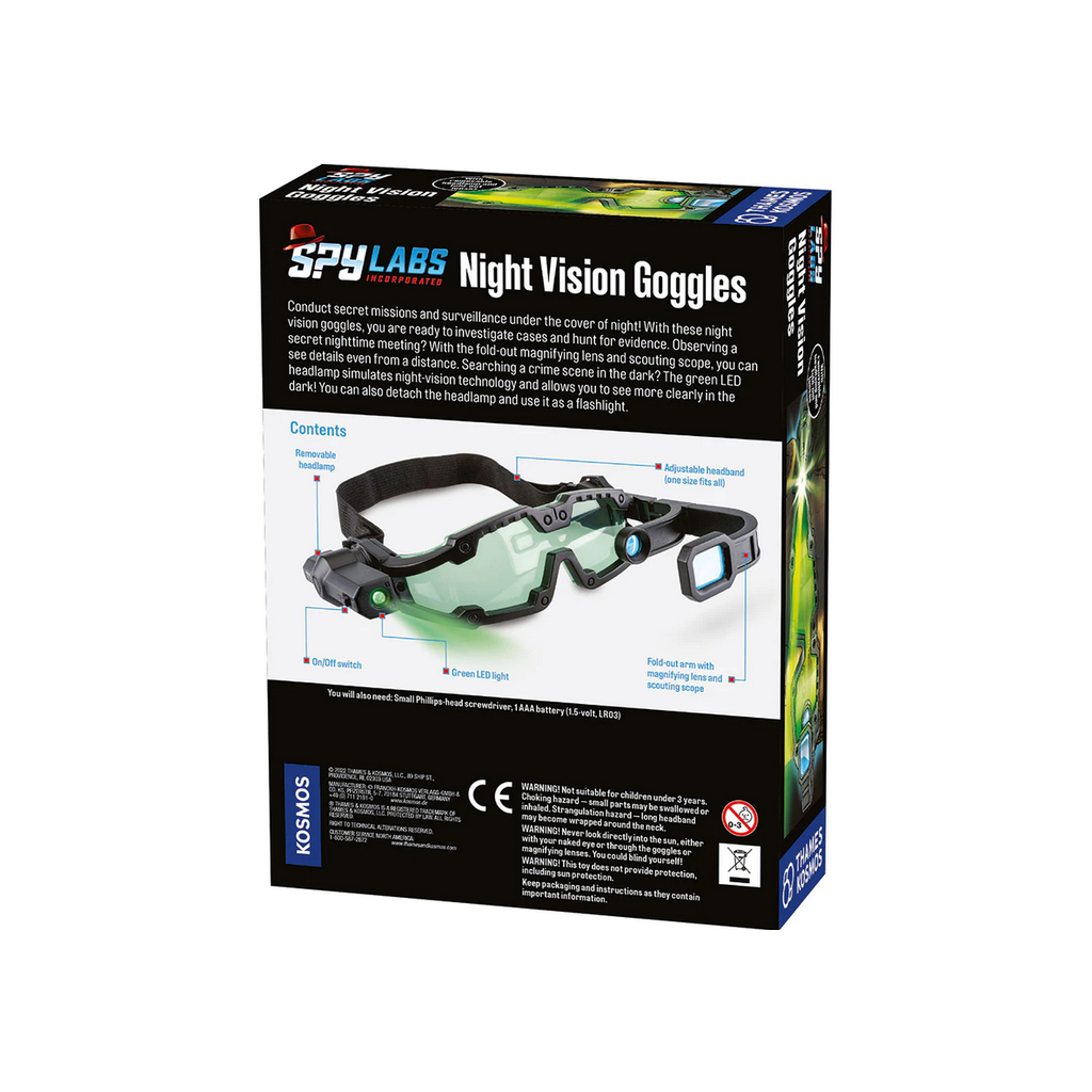 THAMES & KOSMOS SPY LABS NIGHT VISION GOGGLES