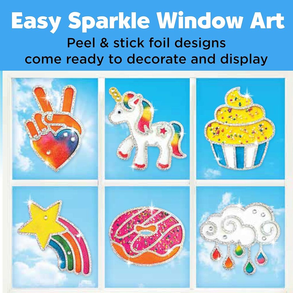 CREATIVITY FOR KIDS EASY SPARKLE WINDOW ART