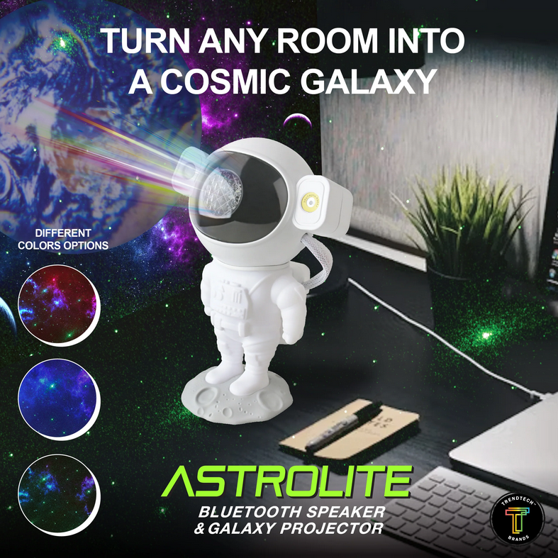 Wireless Express AstroLite LED Projector & Bluetooth Speaker