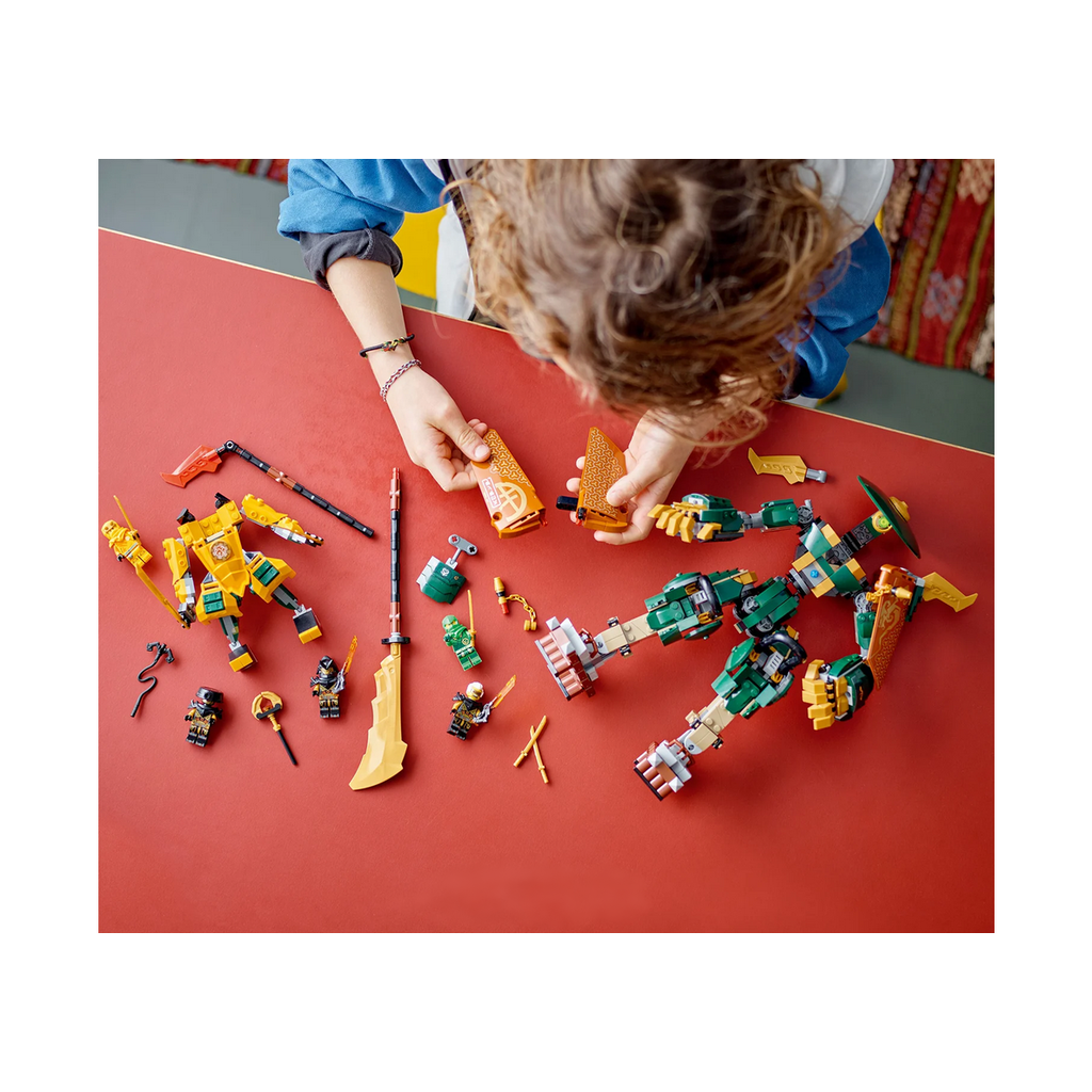 LEGO LLOYD AND ARIN'S NINJA TEAM MECHS
