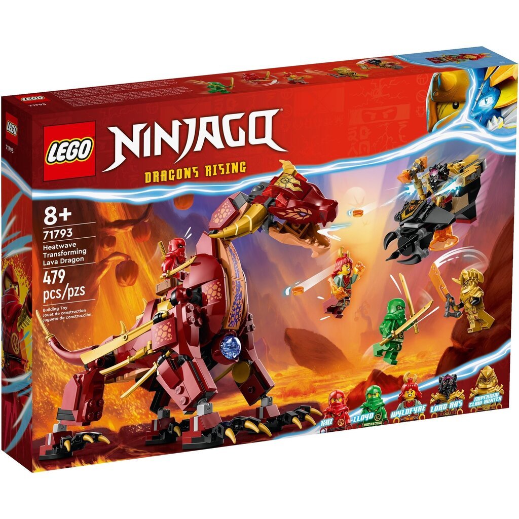 LEGO HEATWAVE TRANSFORMING LAVA DRAGON