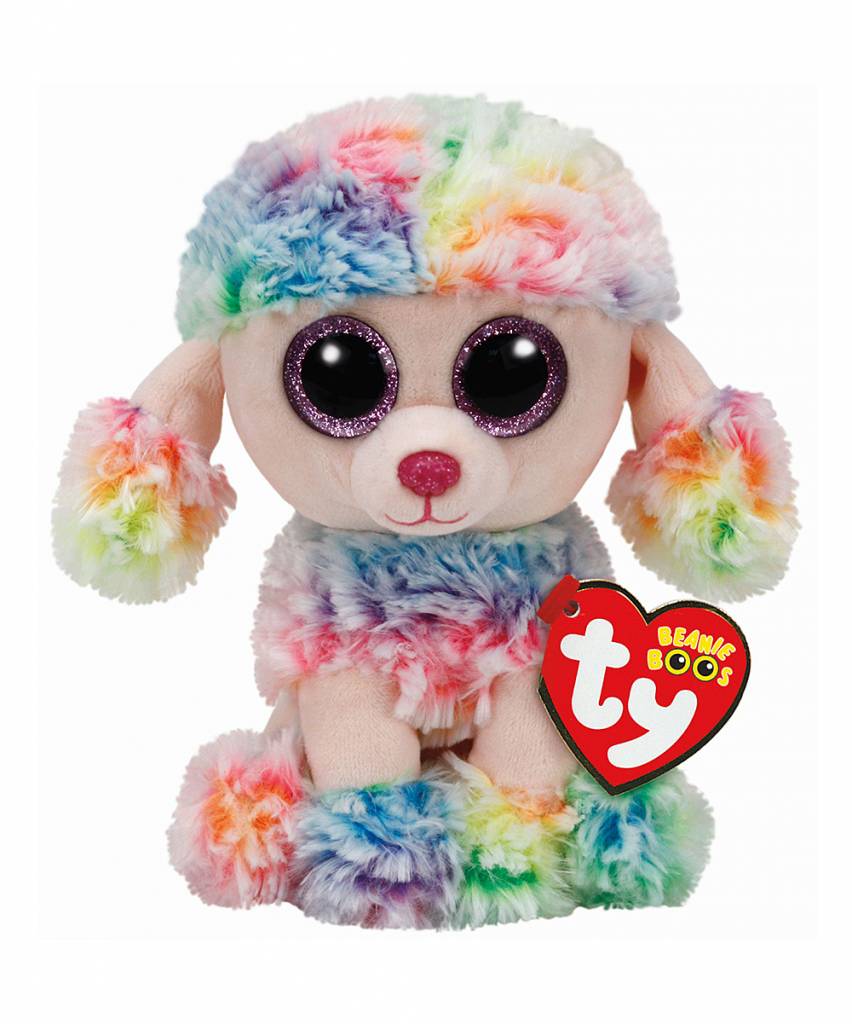 ty rainbow poodle large