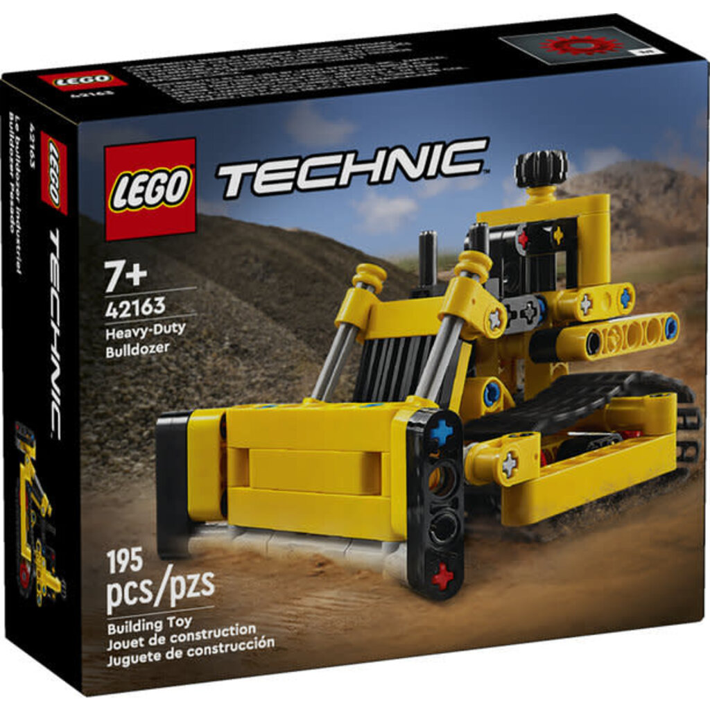 LEGO TECHNIC 42163 BULLDOZER DA CANTIERE, GIOCHI PER BAMBINI E BAMBINE DI 7+  ANNI, REGALO PER AMANTI DEI VEICOLI GIOCATTOLO - Toys Center