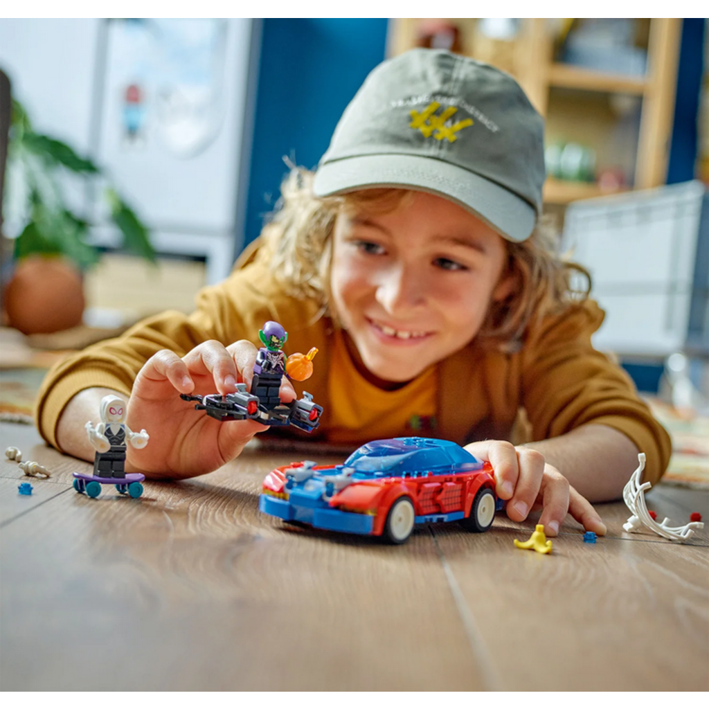 LEGO SPIDER-MAN RACE CAR & VENOM GREEN GOBLIN