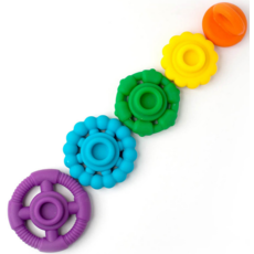 JELLYSTONE DESIGNS RAINBOW STACKER AND TEETHER