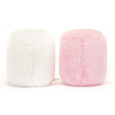 JELLY CAT AMUSEABLE PINK AND WHITE MARSHMALLOWS